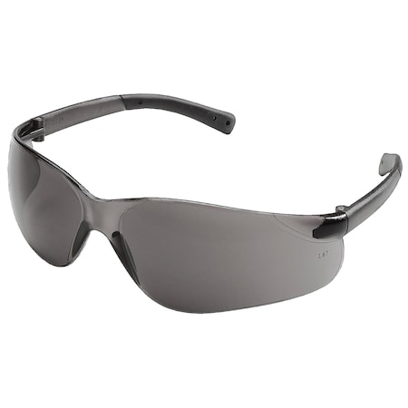 Mcr Safety BearKat (BK1), Safety Glasses, MAX6 Anti-Fog, Polycarbonate Lens, Gray Frame, Frameless, 12 PK BK112PF